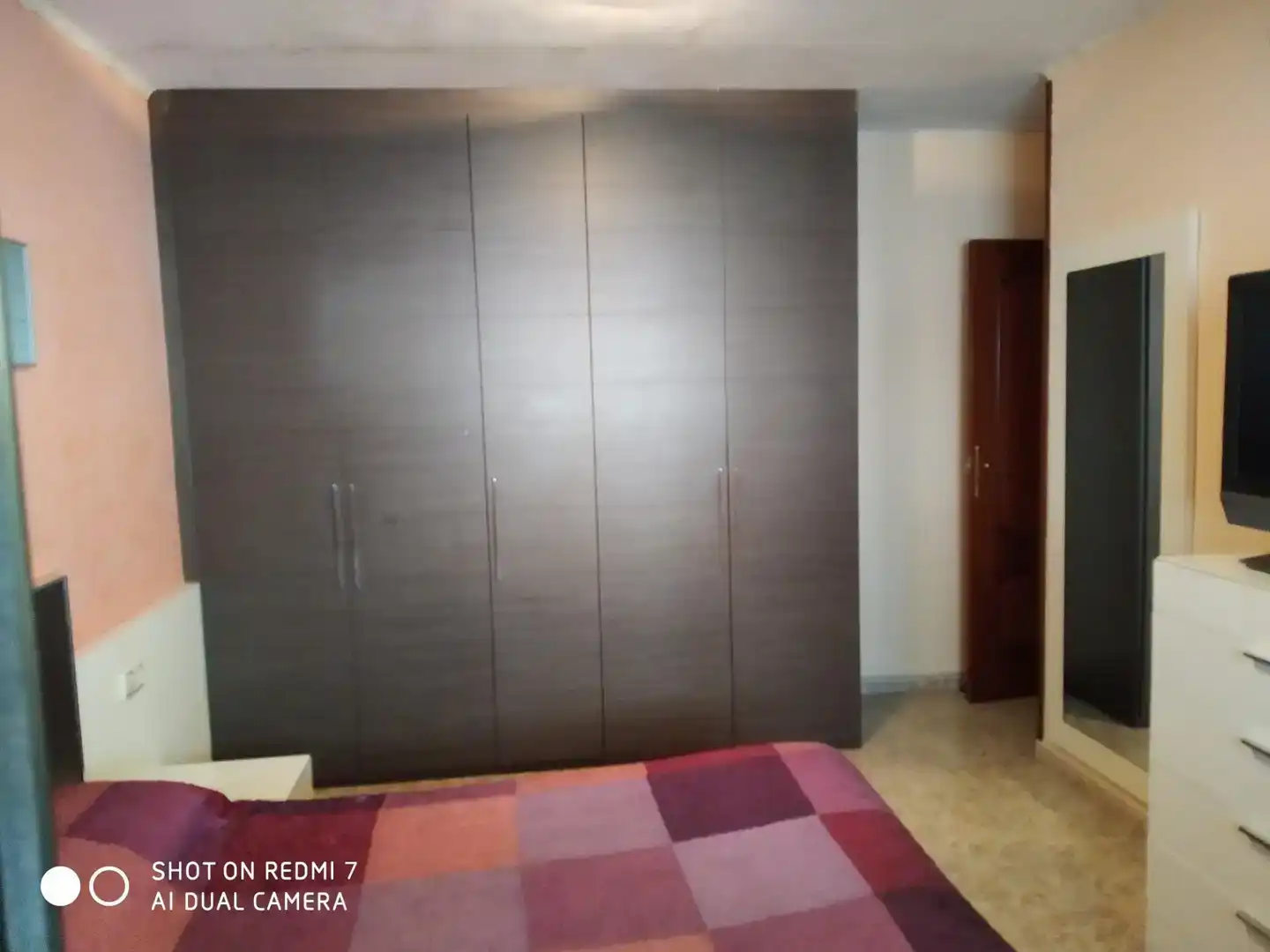 Schlafzimmer von Wohnung zum Verkauf in Mataró mit Klimaanlage und Balkon