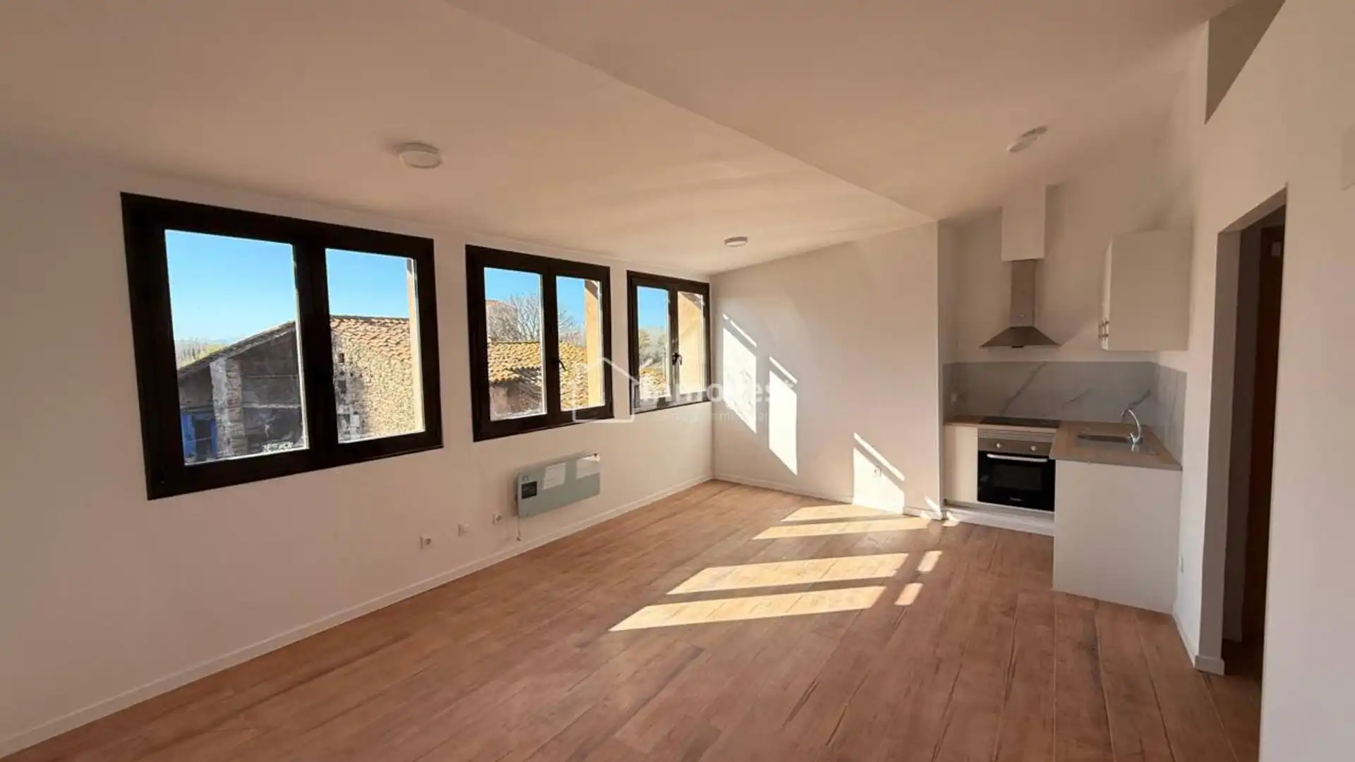 Living room of Flat for sale in Flaçà  with Air Conditioner, Heating and Private garden