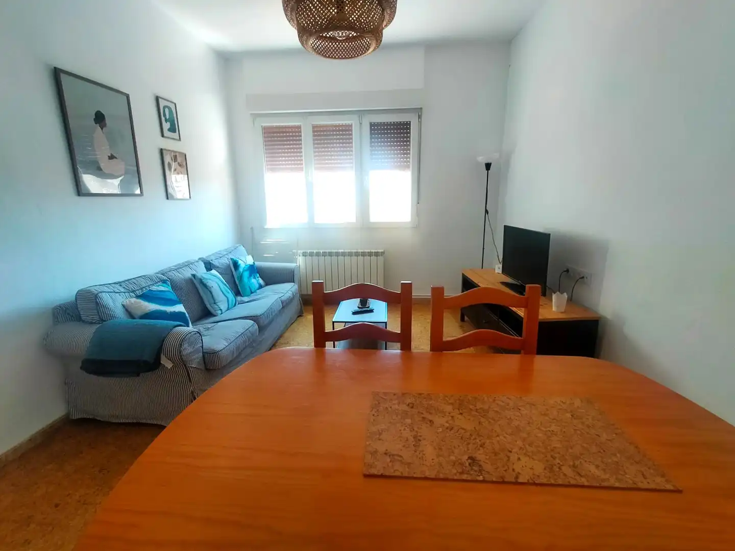 Sala d'estar de Apartament en venda en Haro amb Calefacció, Terrassa i Moblat