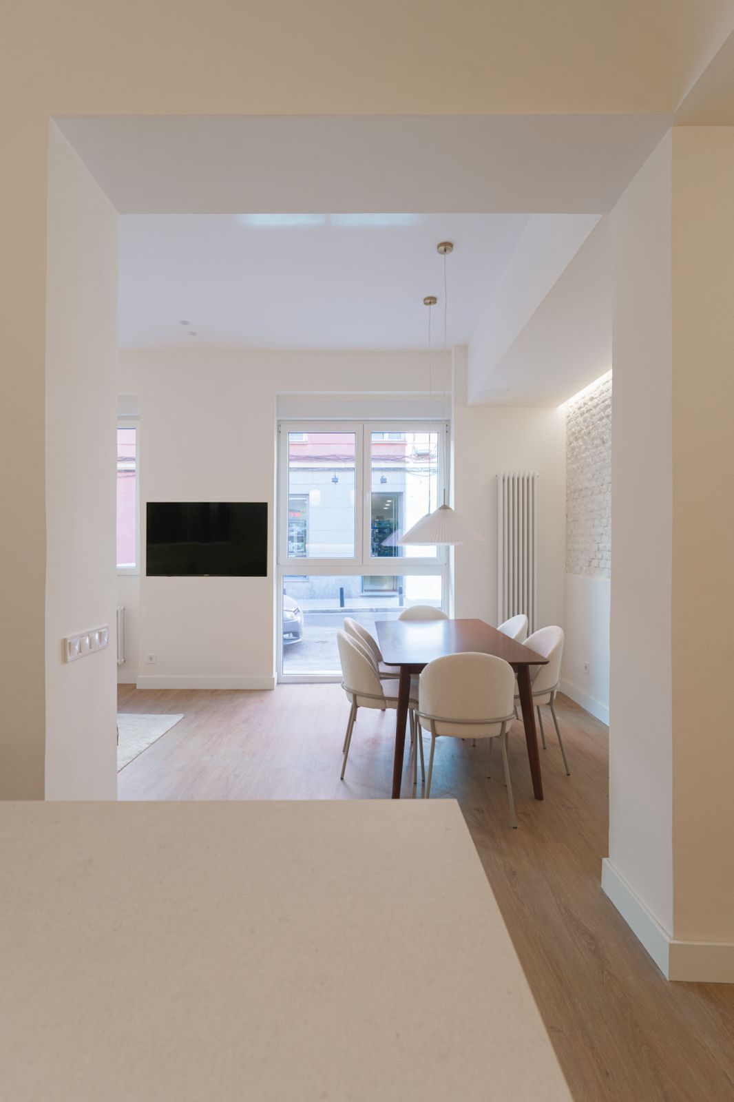 Dining room of Flat for sale in  Madrid Capital