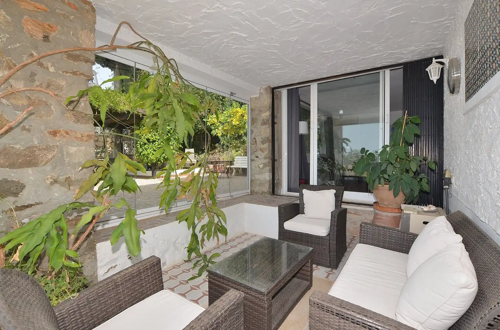 Terraza de Casa o chalet en venta en Benalmádena con Aire acondicionado, Jardín privado y Terraza