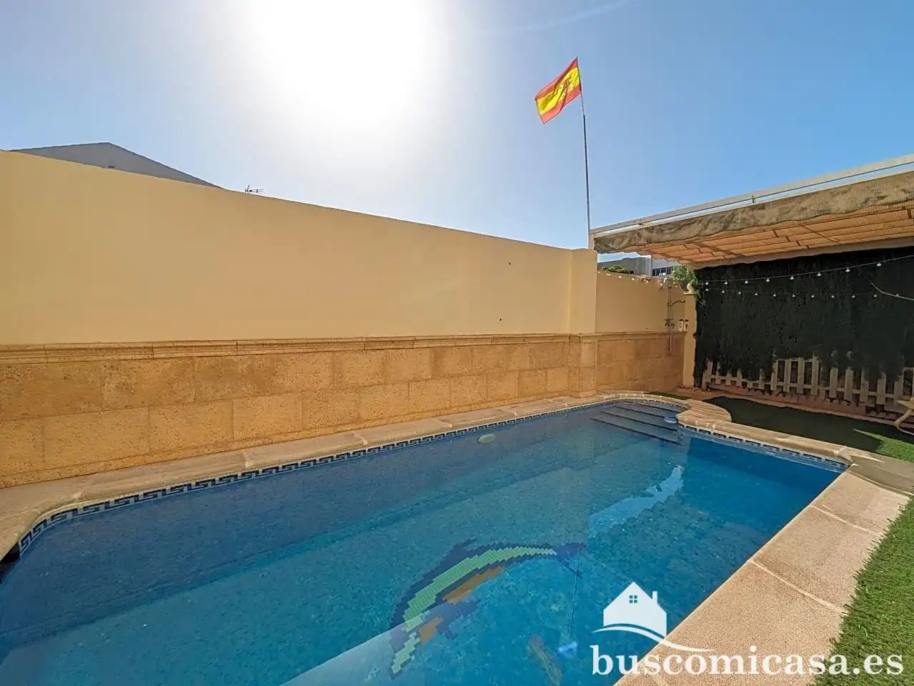 Piscina de Casa o xalet en venda en Linares amb Aire condicionat, Calefacció i Jardí privat