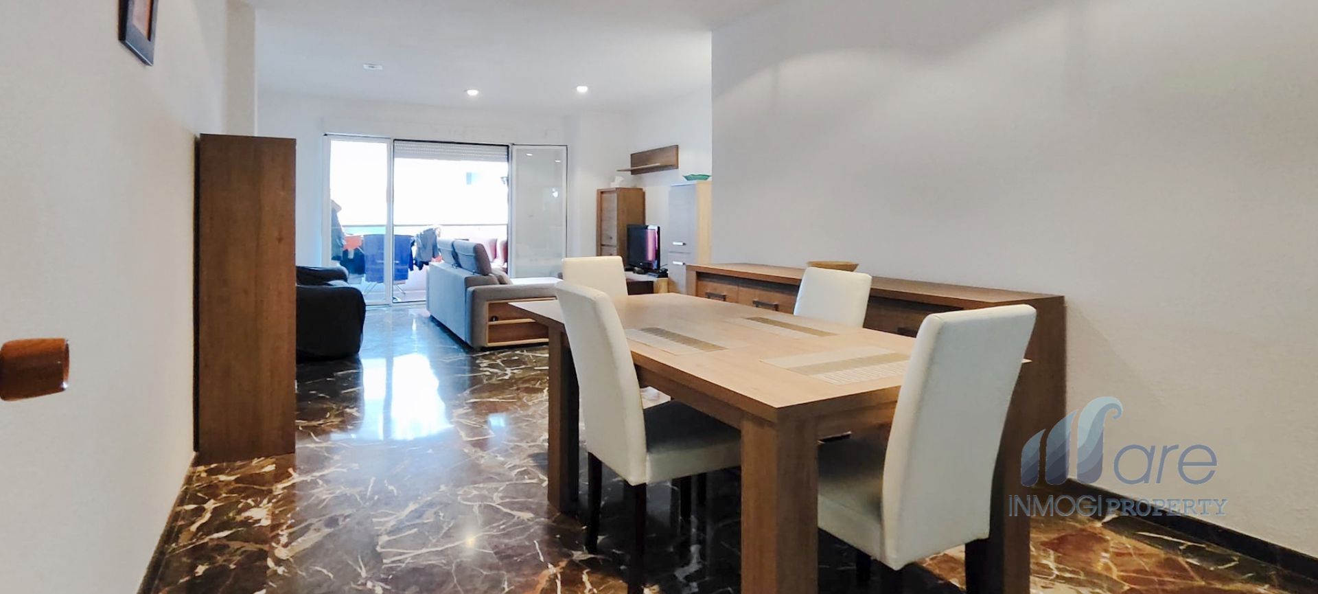 Dining room of Flat for sale in  Granada Capital  with Air Conditioner, Heating and Terrace