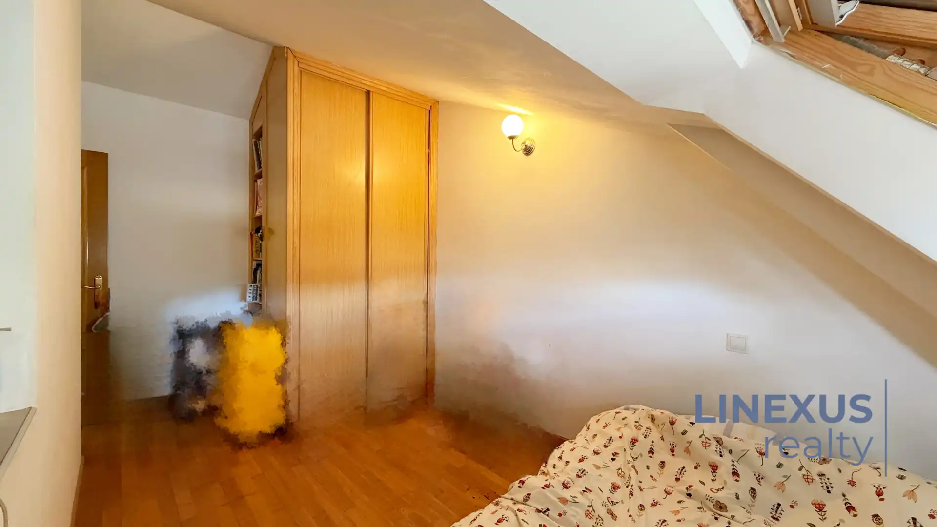 Schlafzimmer von Maisonette zum Verkauf in Las Palmas de Gran Canaria mit Parkett, Möbliert und Ofen