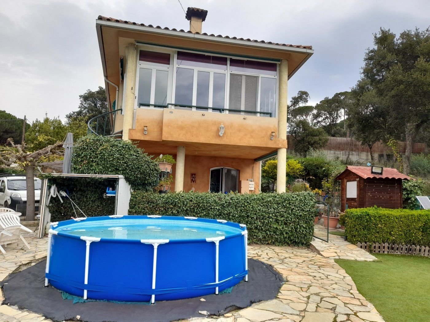 Piscina de Casa o xalet en venda en Dosrius amb Calefacció, Jardí privat i Terrassa