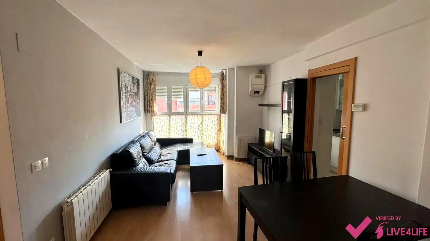 Wohnzimmer von Wohnung zur Miete in Valencia mit Klimaanlage, Heizung und Möbliert