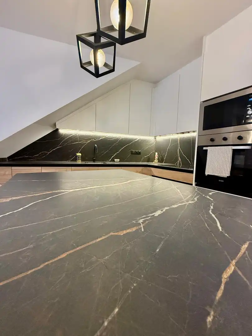 Cocina de Planta baja de alquiler en Santa Pola con Aire acondicionado y Amueblado