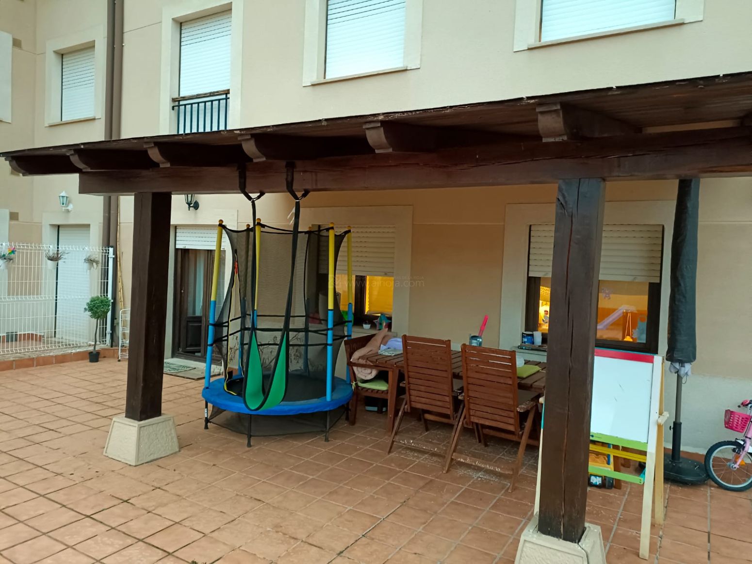 Terrace of Flat for sale in Sojuela  with Heating, Parquet flooring and Terrace