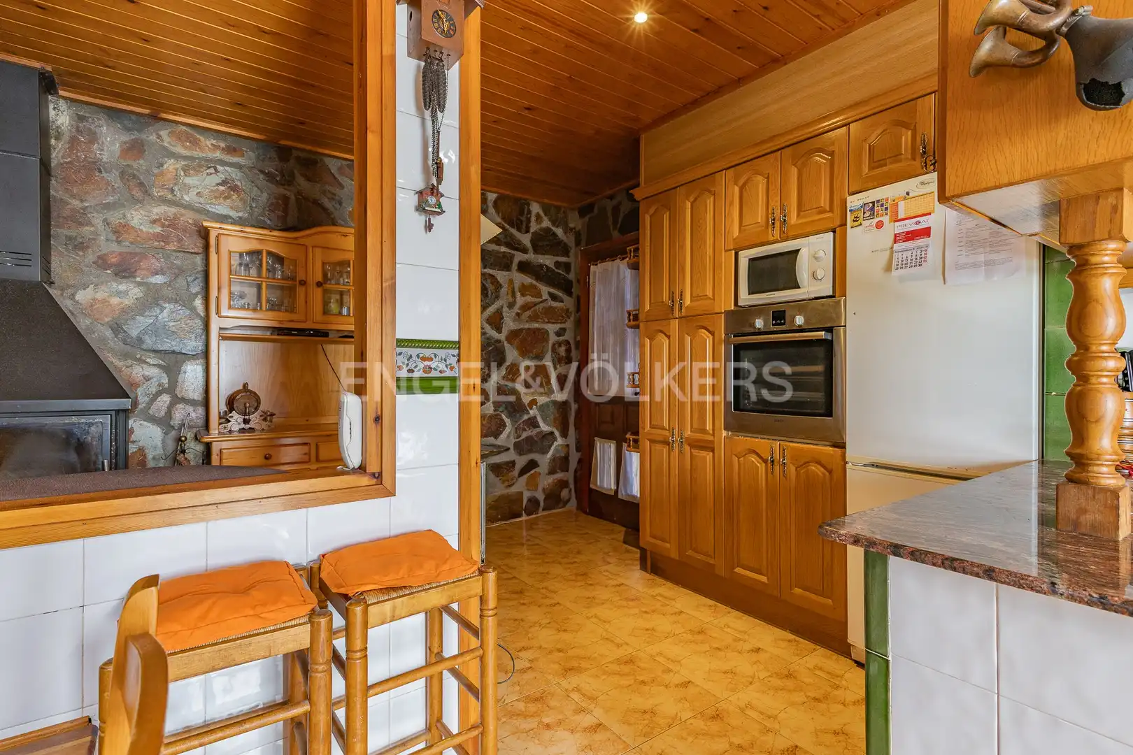 Cocina de Finca rústica en venta en Fonollosa con Calefacción, Jardín privado y Terraza