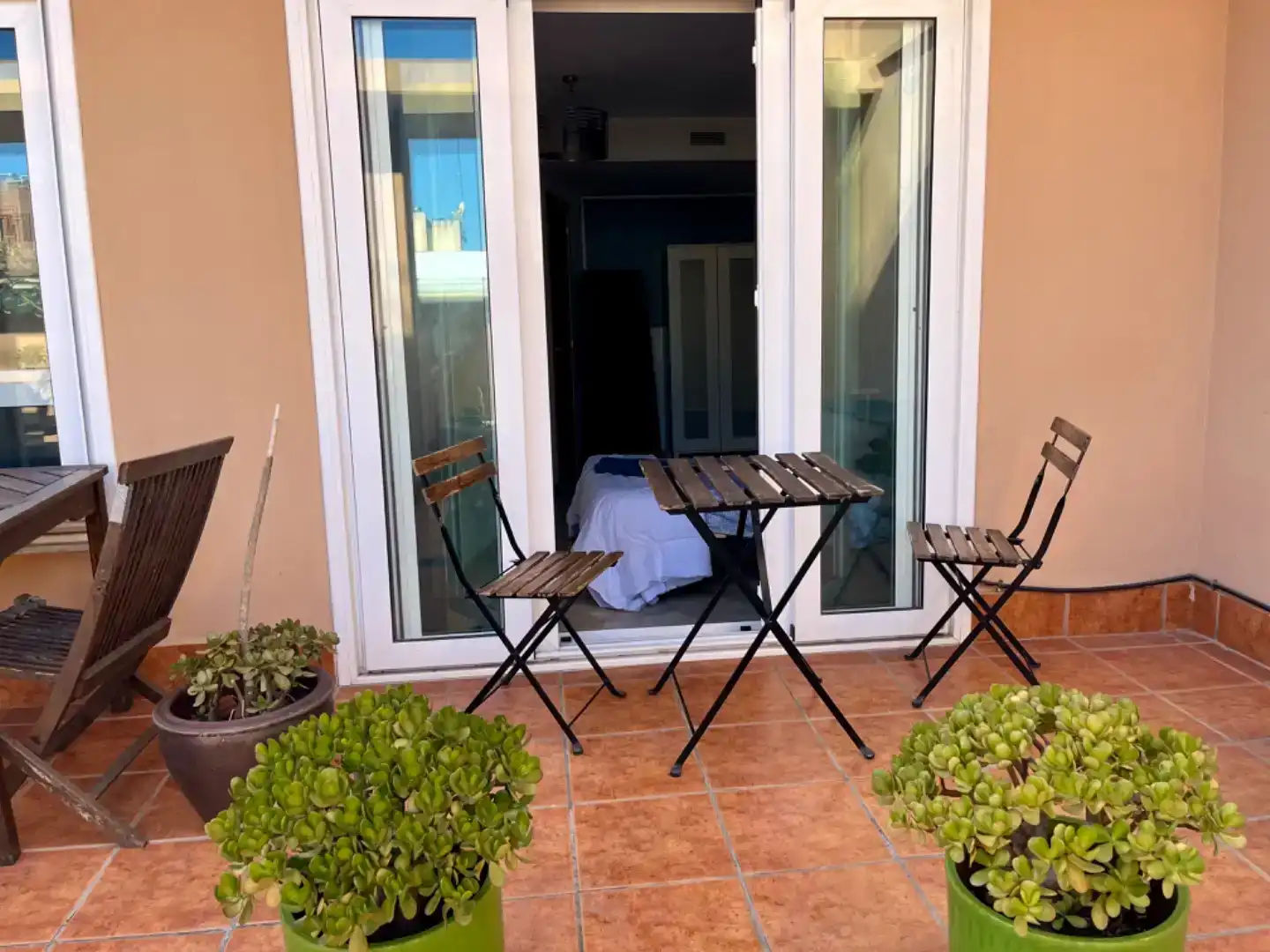 Terrasse von Maisonette zur Miete in  Valencia Capital mit Klimaanlage und Balkon