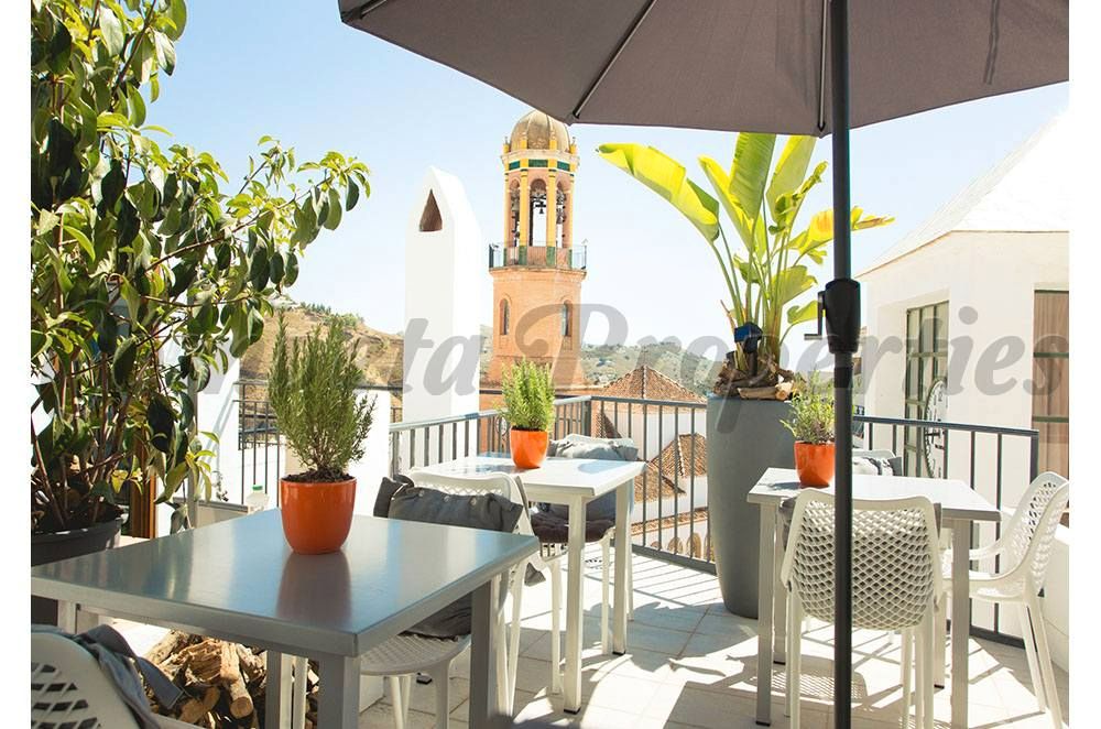 Terrace of House or chalet for sale in Cómpeta  with Air Conditioner, Terrace and Furnished