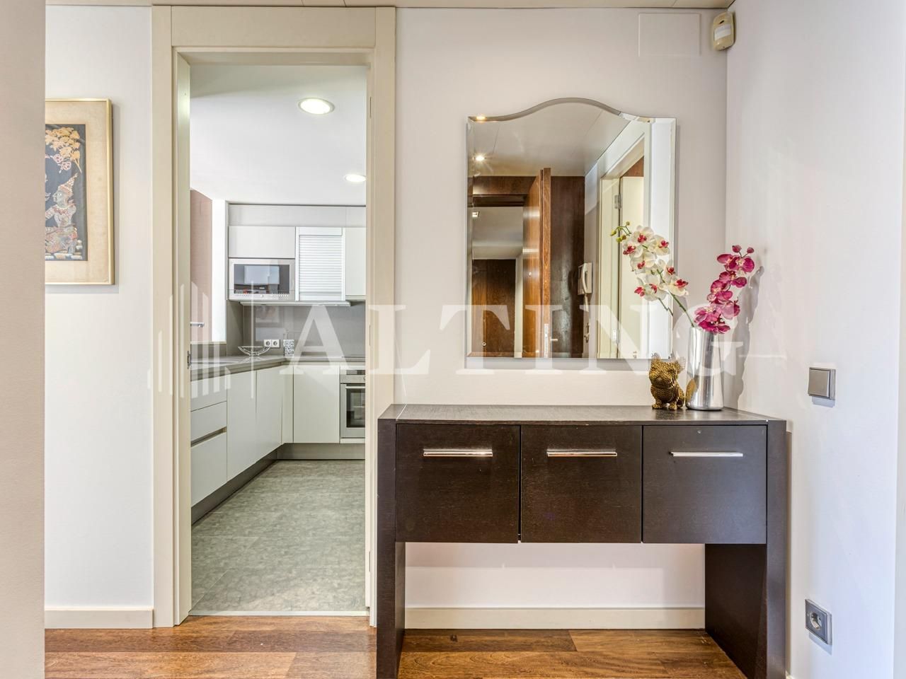 Kitchen of Flat for sale in  Barcelona Capital  with Air Conditioner, Heating and Parquet flooring