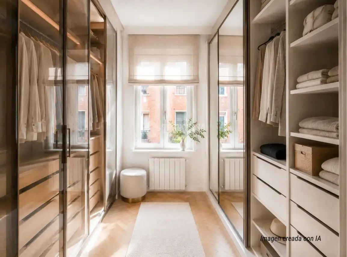 Bedroom of Flat for sale in Madrid  with Air Conditioner, Heating and Parquet flooring