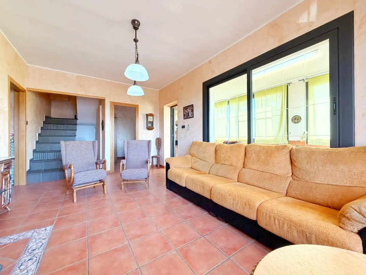 Sala d'estar de Casa o xalet en venda en Canyelles amb Terrassa, Traster i Piscina