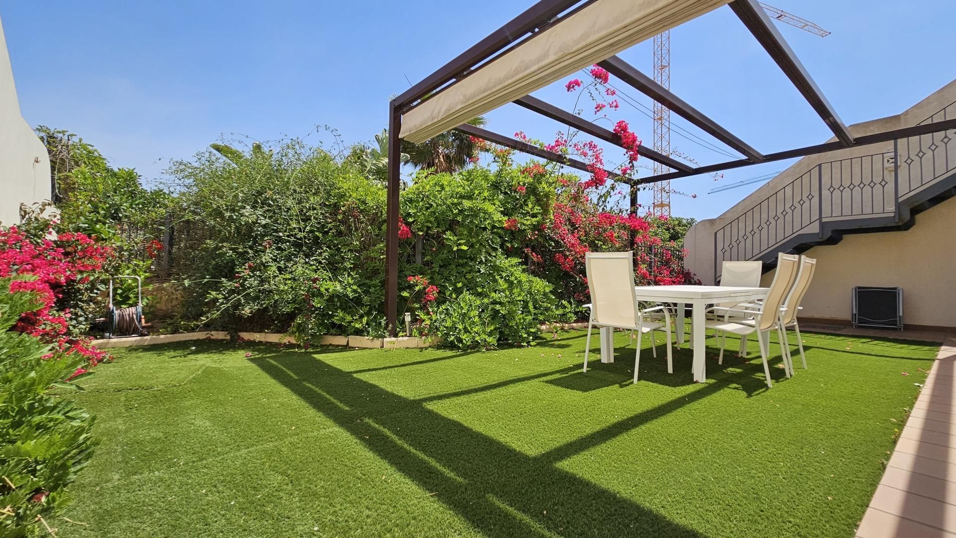 Terrace of Single-family semi-detached for sale in Cartagena  with Air Conditioner, Heating and Private garden