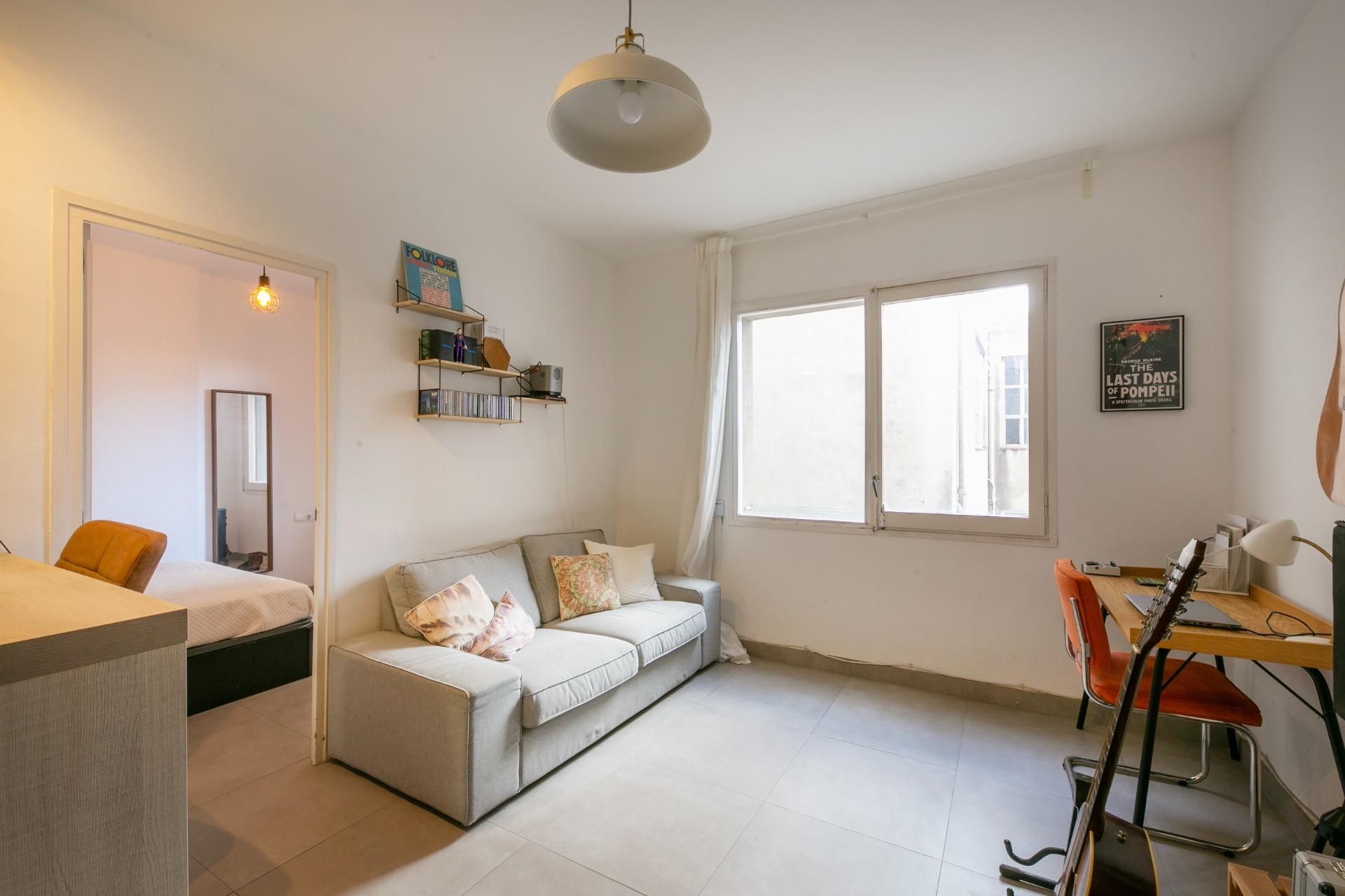 Sala d'estar de Apartament de lloguer en  Barcelona Capital