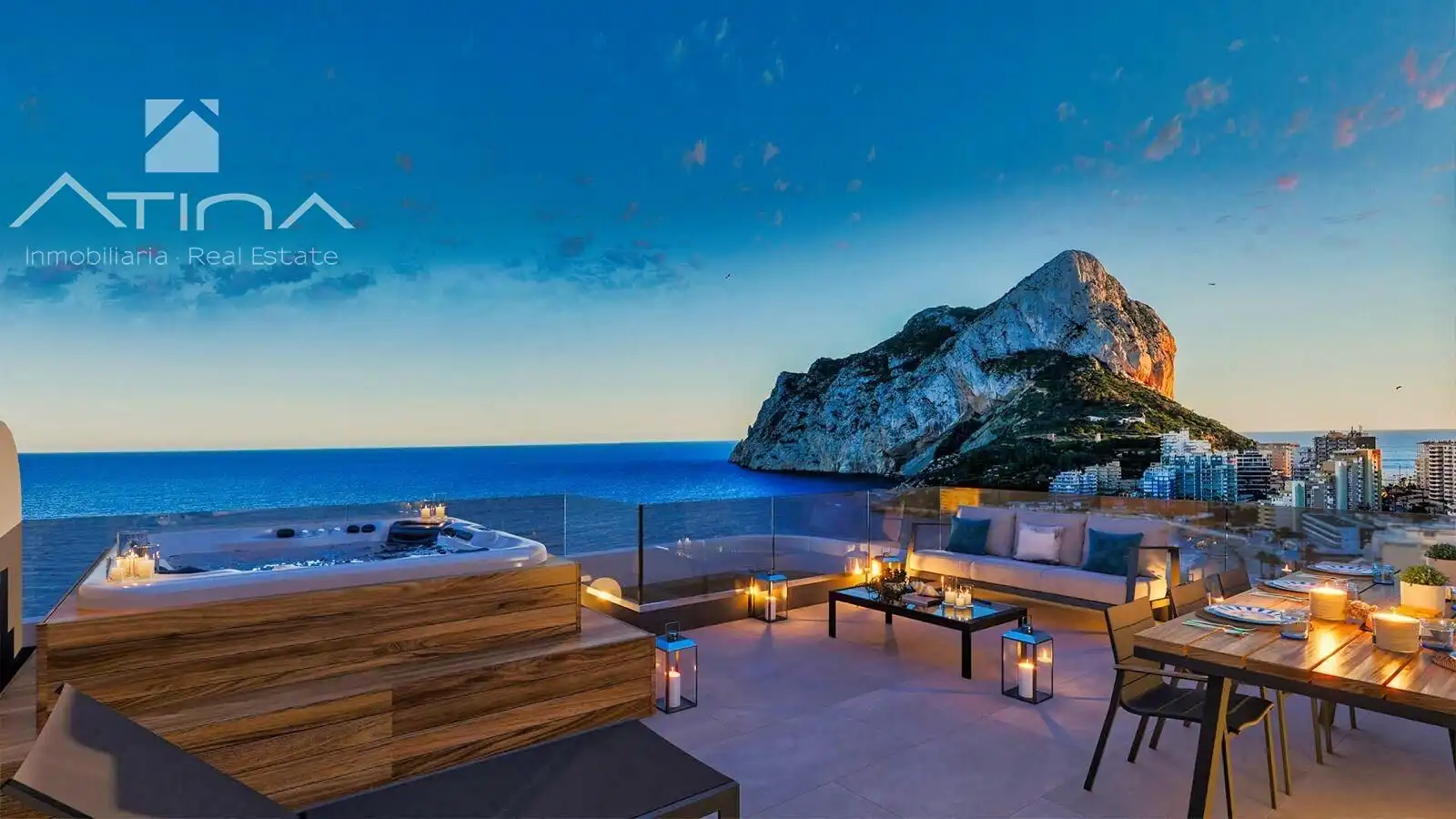 Penthouse mit Pool zum Verkauf in Zona Levante - Playa Fossa