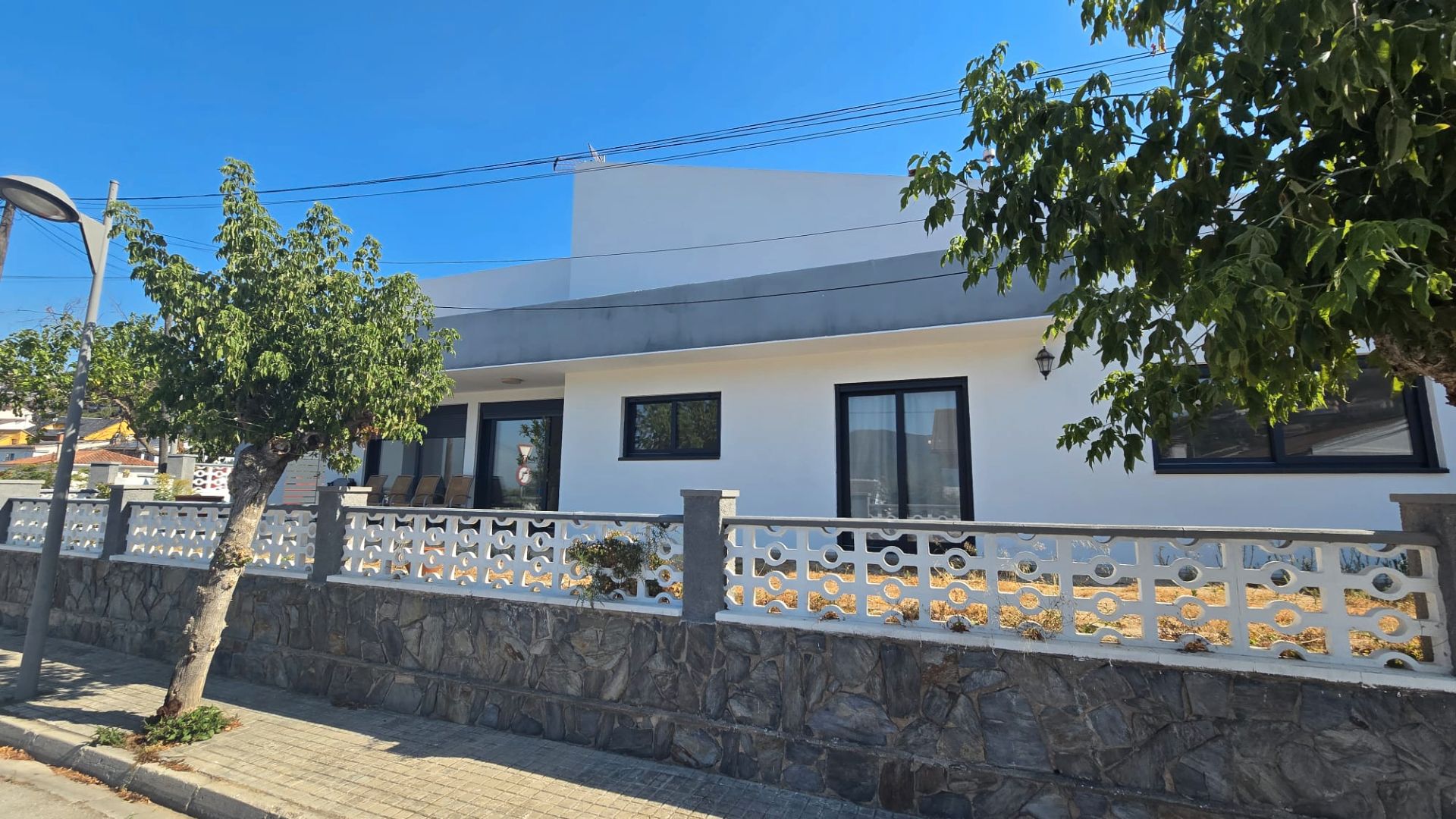 Exterior view of House or chalet to rent in Sant Fost de Campsentelles  with Air Conditioner, Private garden and Furnished