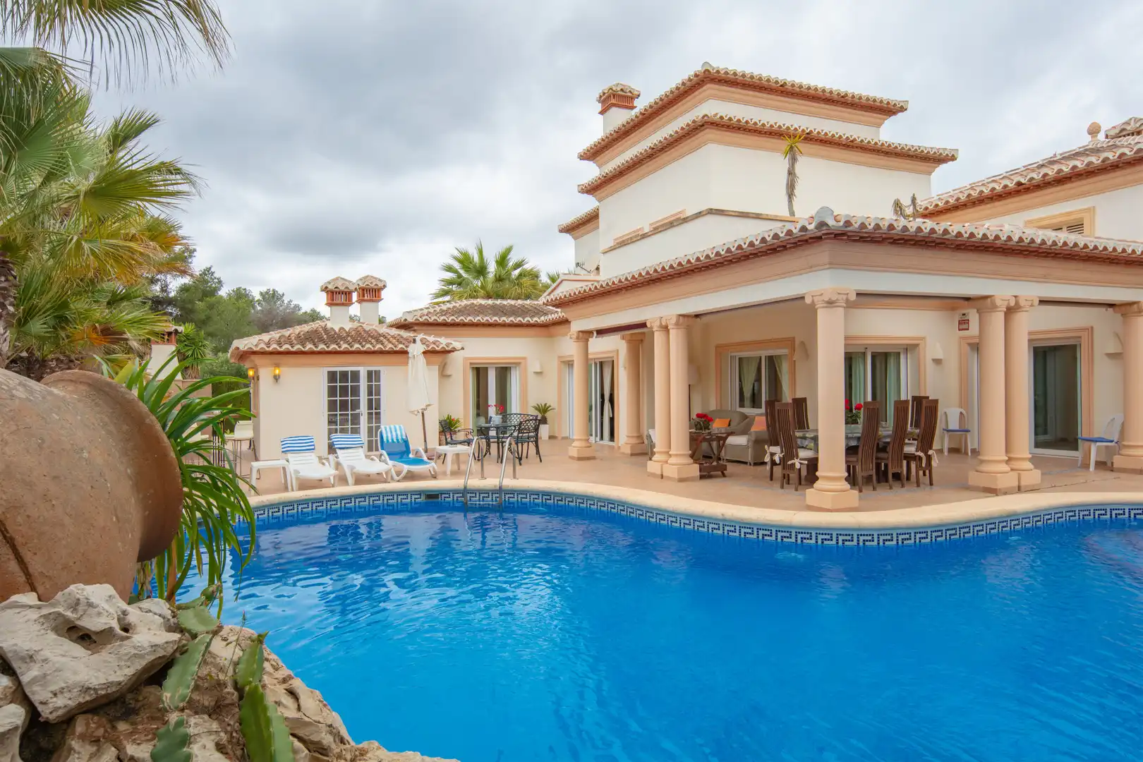 Exterior view of Houses for sale in Jávea / Xàbia  with Air Conditioner, Private garden and Terrace