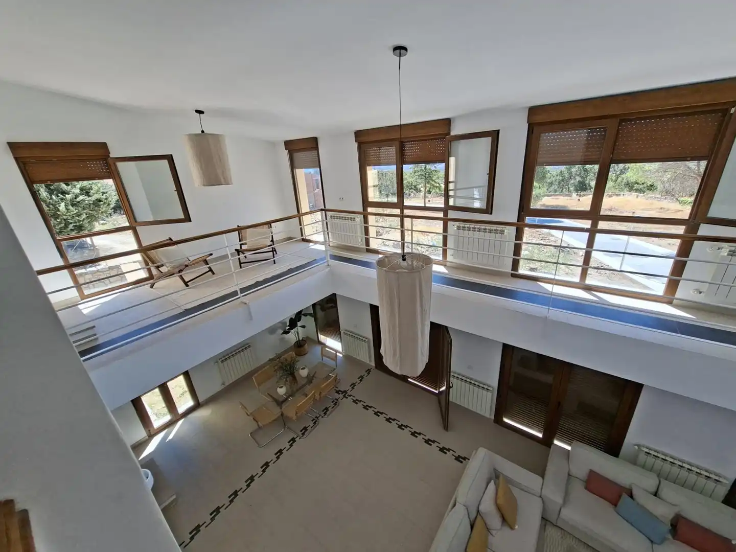 Living room of Houses for sale in Lozoyuela-Navas-Sieteiglesias