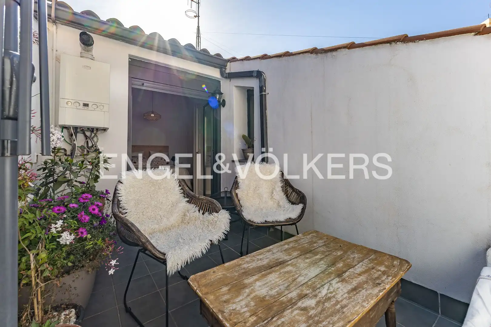 Terraza de Dúplex en venta en Rubí con Calefacción, Parquet y Terraza