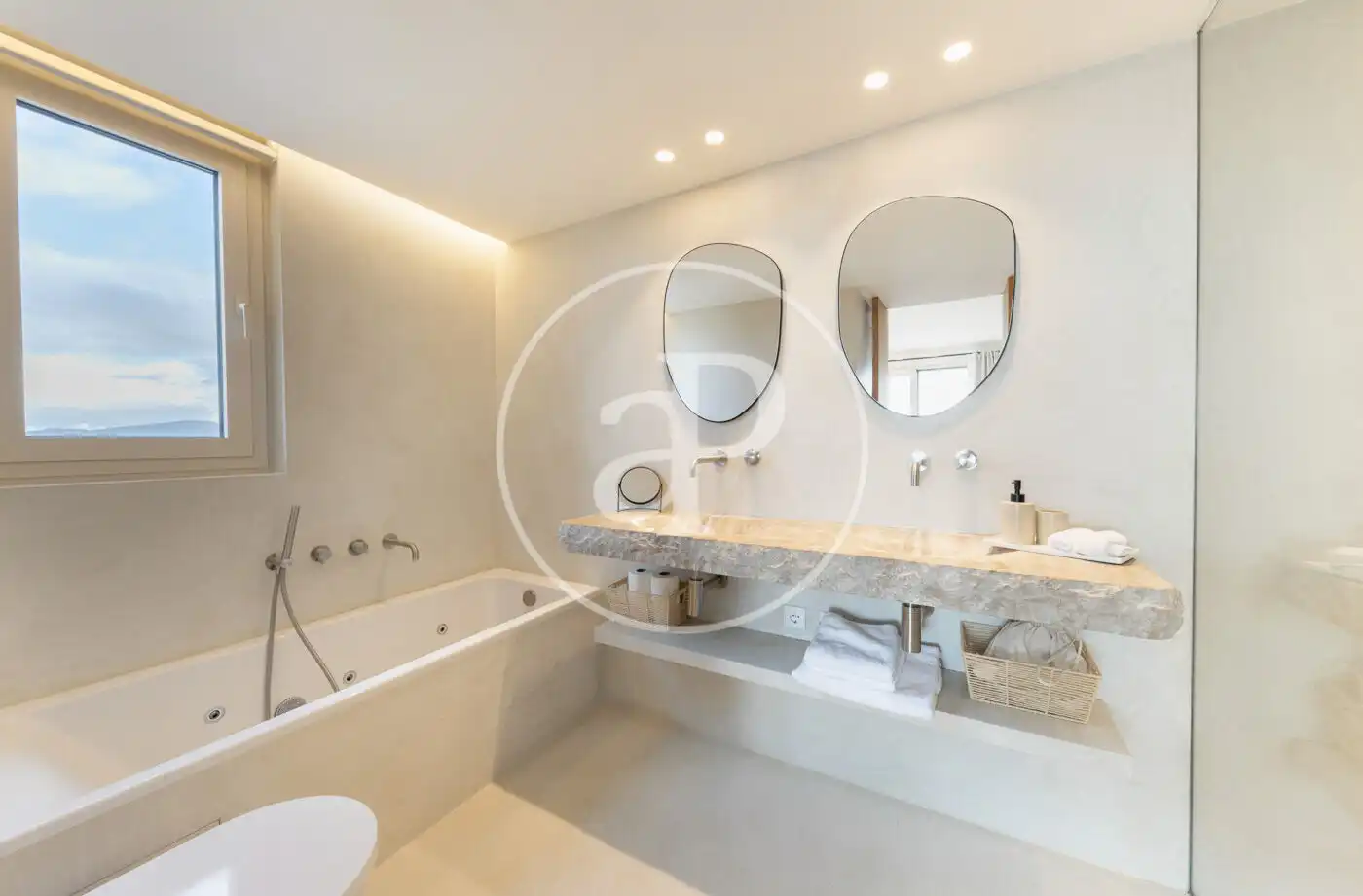 Baño de Casa o chalet en venta en Búger con Aire acondicionado, Calefacción y Jardín privado