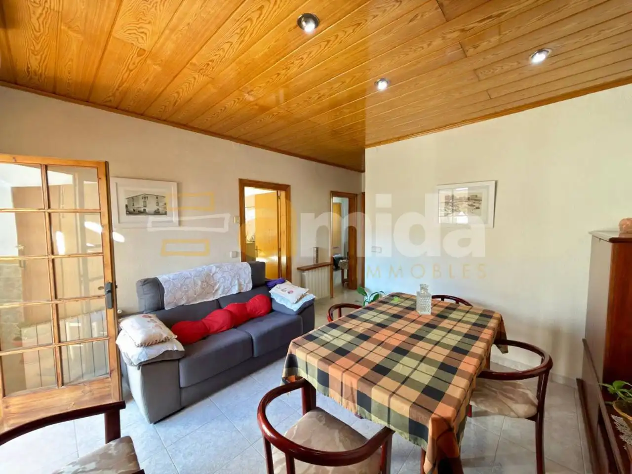 Sala d'estar de Casa o xalet en venda en Sabadell amb Aire condicionat, Calefacció i Terrassa