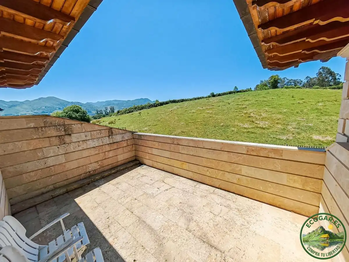 Terraza de Casa o chalet en venta en Nava con Calefacción, Jardín privado y Parquet