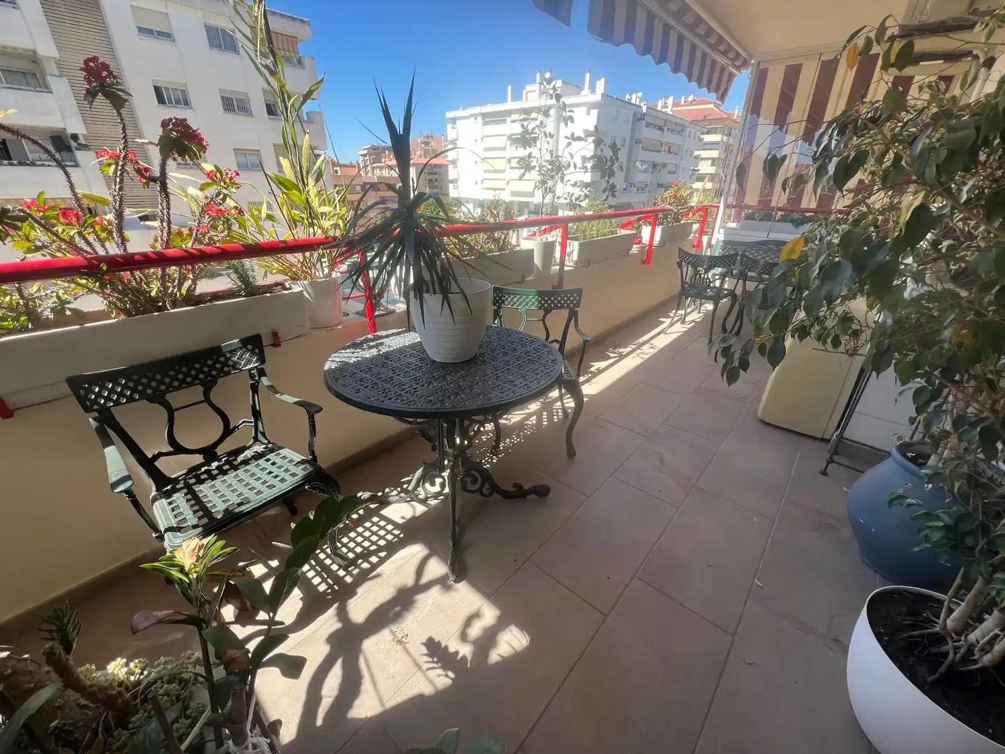 Terrace of Flat for sale in Fuengirola  with Air Conditioner, Parquet flooring and Terrace