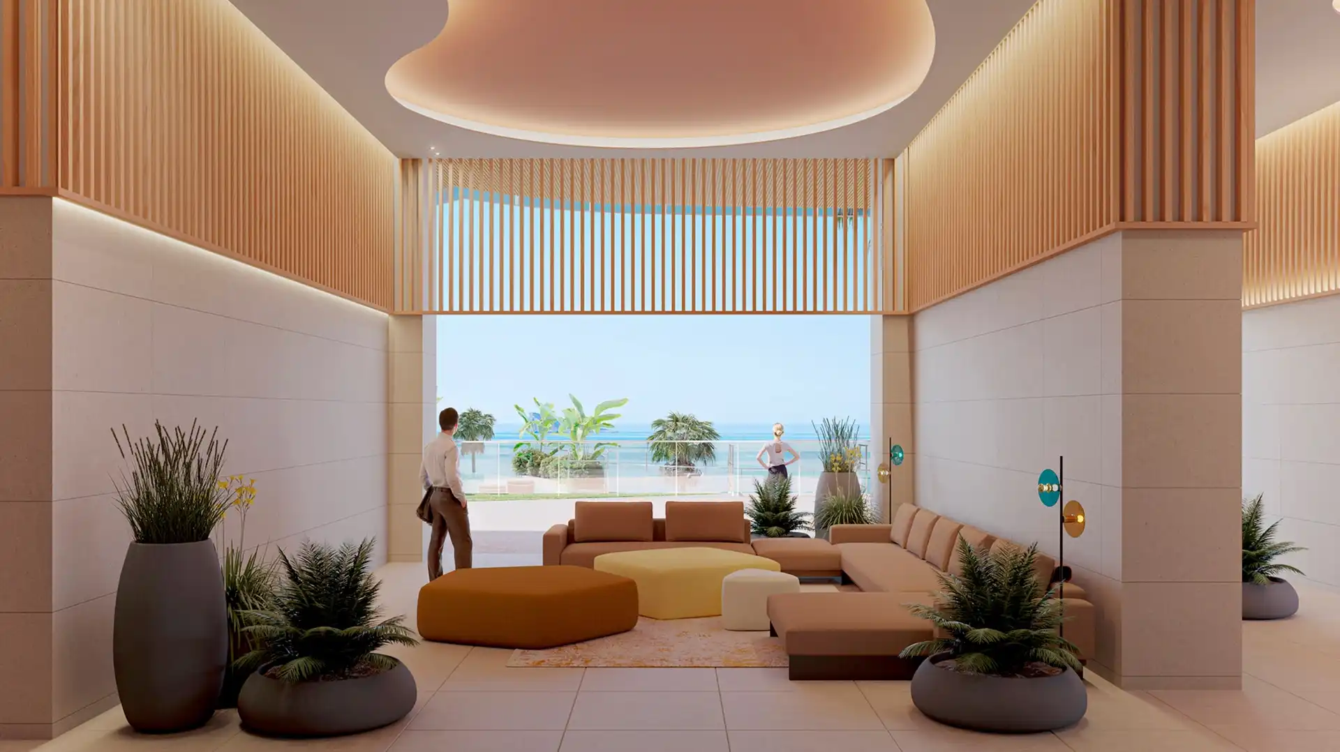 Sala d'estar de Àtic en venda en Benidorm amb Aire condicionat, Terrassa i Piscina