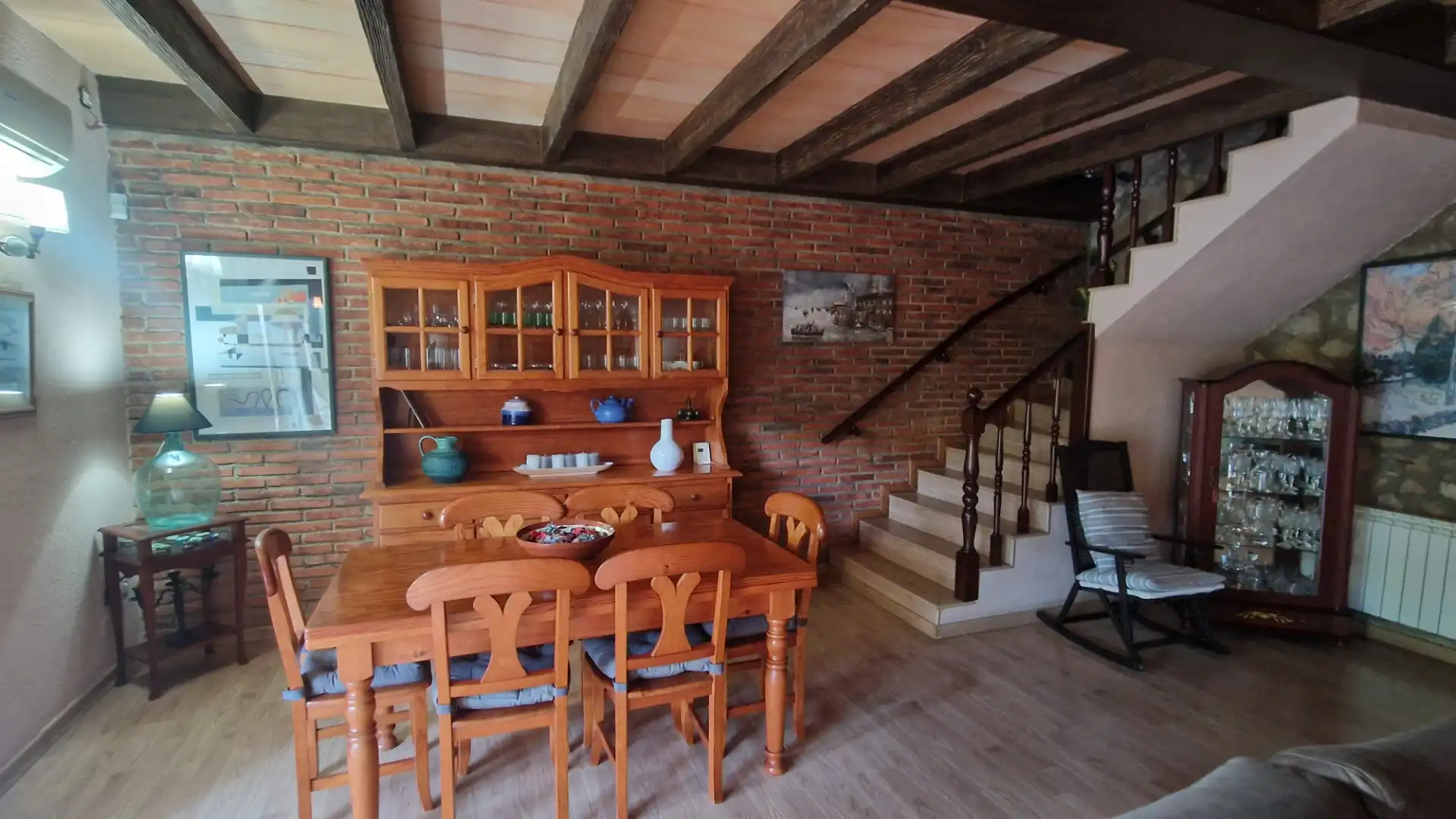Comedor de Casa adosada en venta en Palafolls con Aire acondicionado, Calefacción y Jardín privado