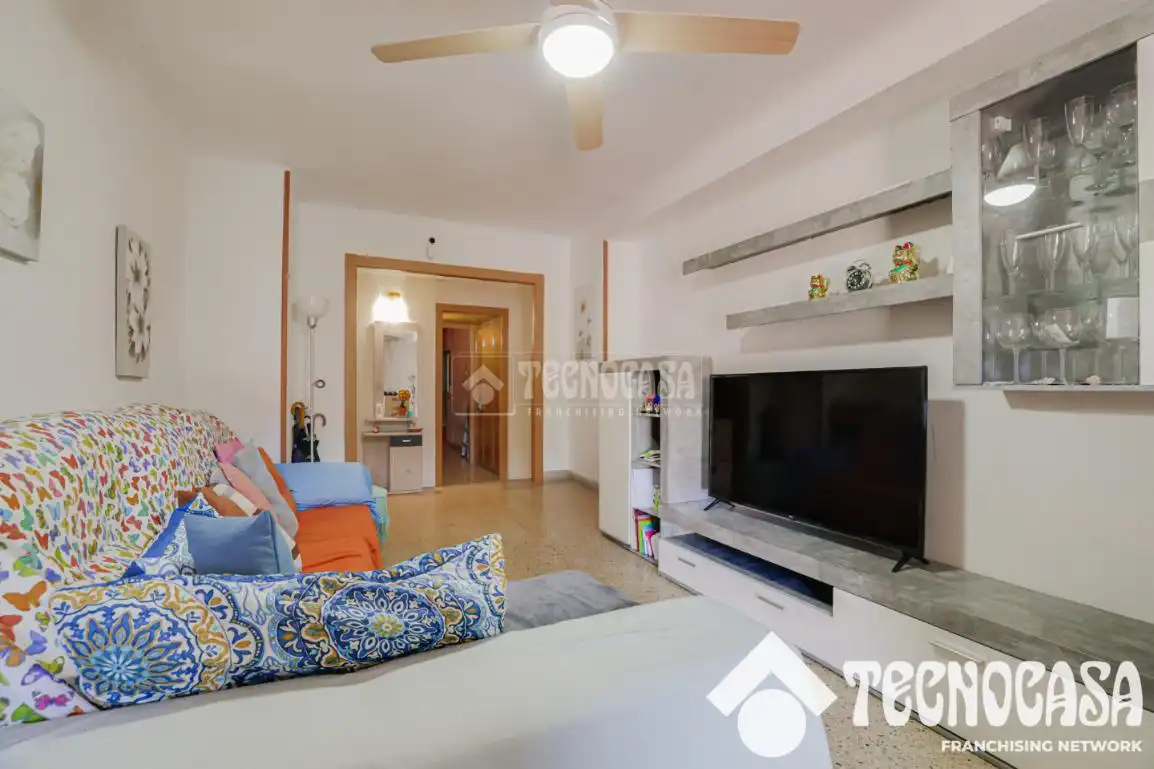Sala de estar de Piso en venta en Badalona con Balcón