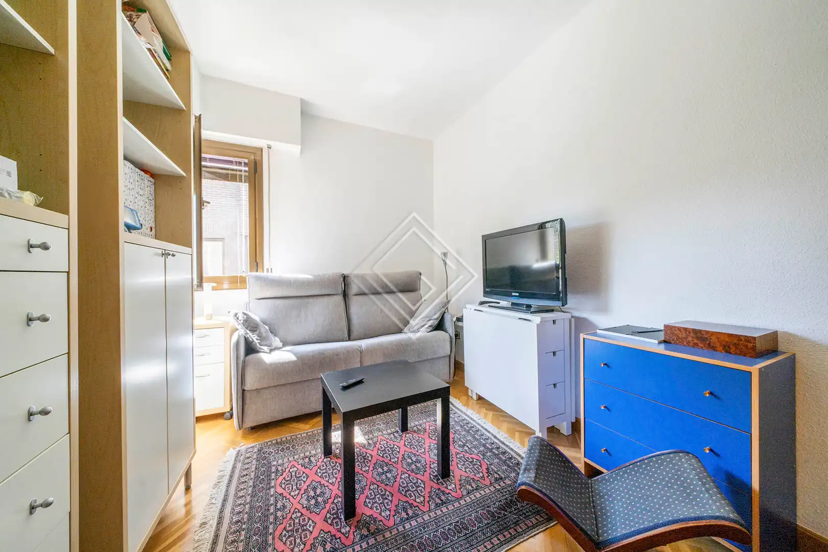 Sala de estar de Piso en venta en Madrid con Jardín privado, Terraza y Piscina comunitaria