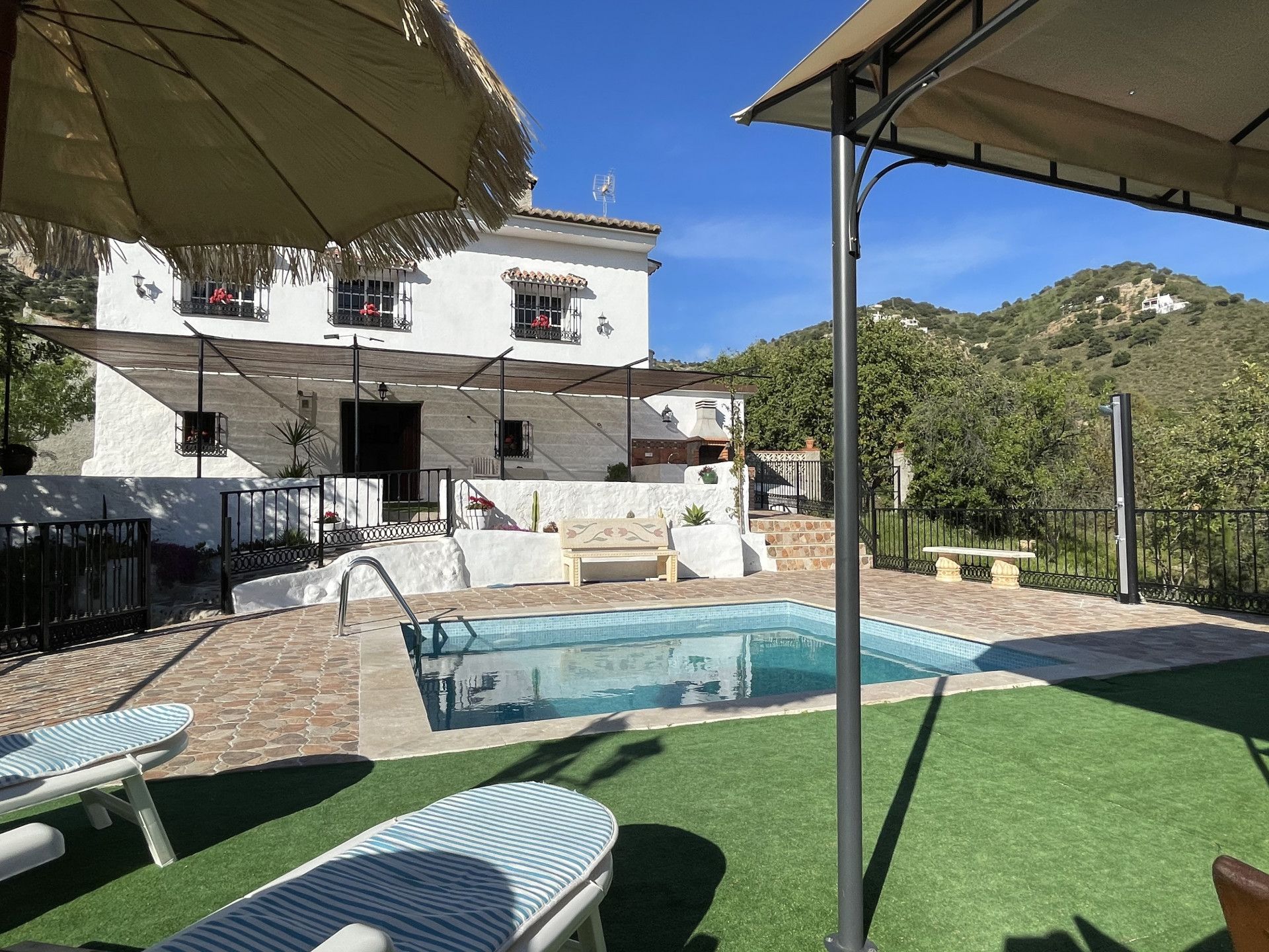 Swimming pool of Country house for sale in Álora  with Heating, Private garden and Terrace