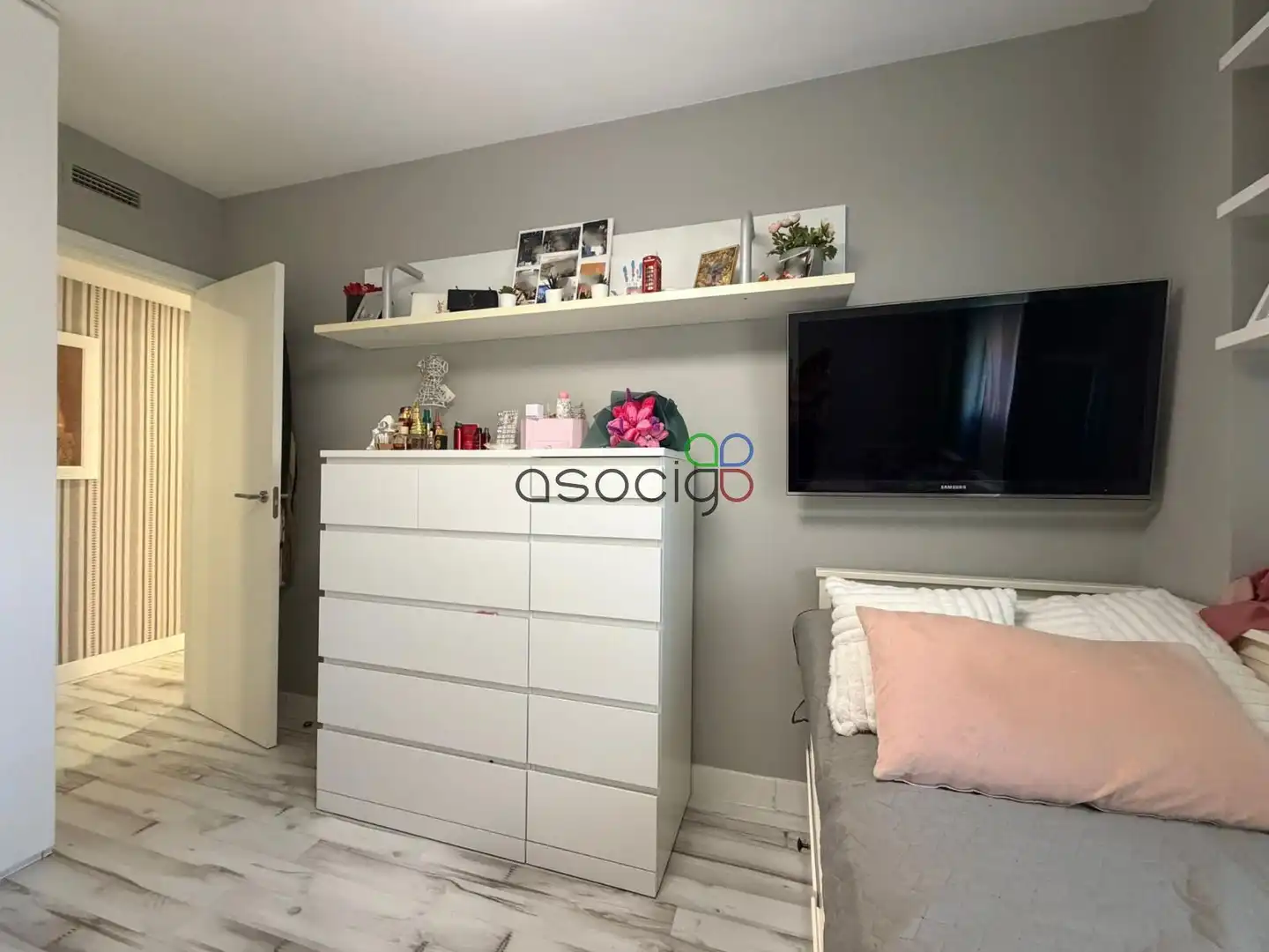 Bedroom of Flat for sale in Fuenlabrada  with Heating, Storage room and Swimming Pool