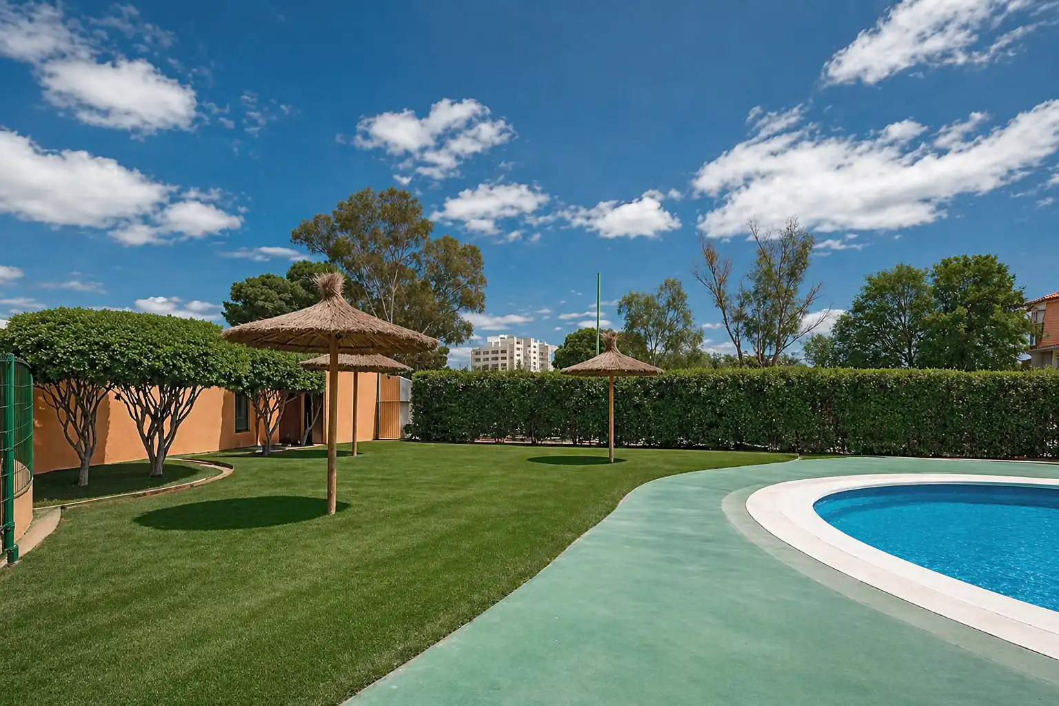Piscina de Estudio en venta en Roses con Aire acondicionado, Parquet y Amueblado