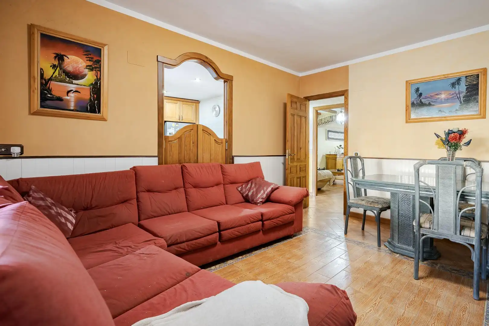 Sala d'estar de Casa o xalet en venda en Camarma de Esteruelas amb Calefacció i Jardí privat