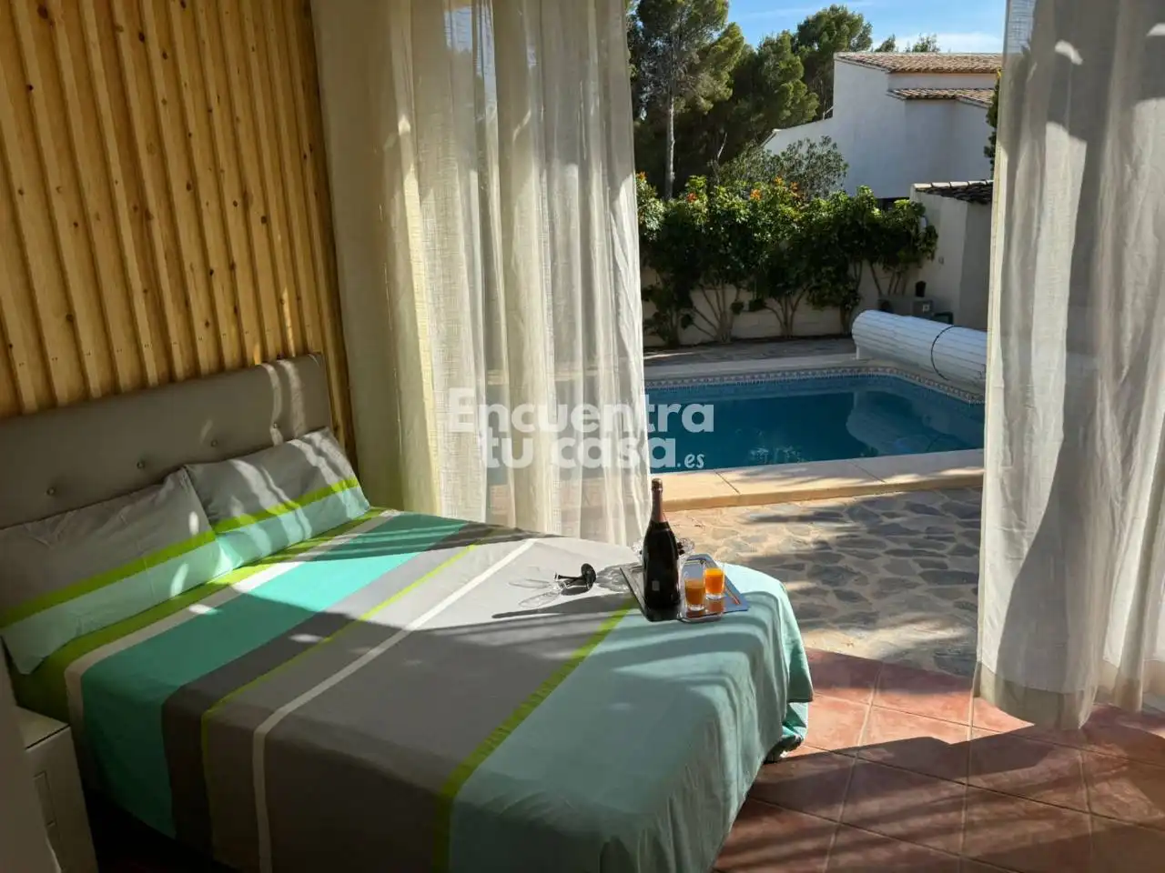 Piscina de Casa adosada de alquiler en Altea con Aire acondicionado, Calefacción y Jardín privado