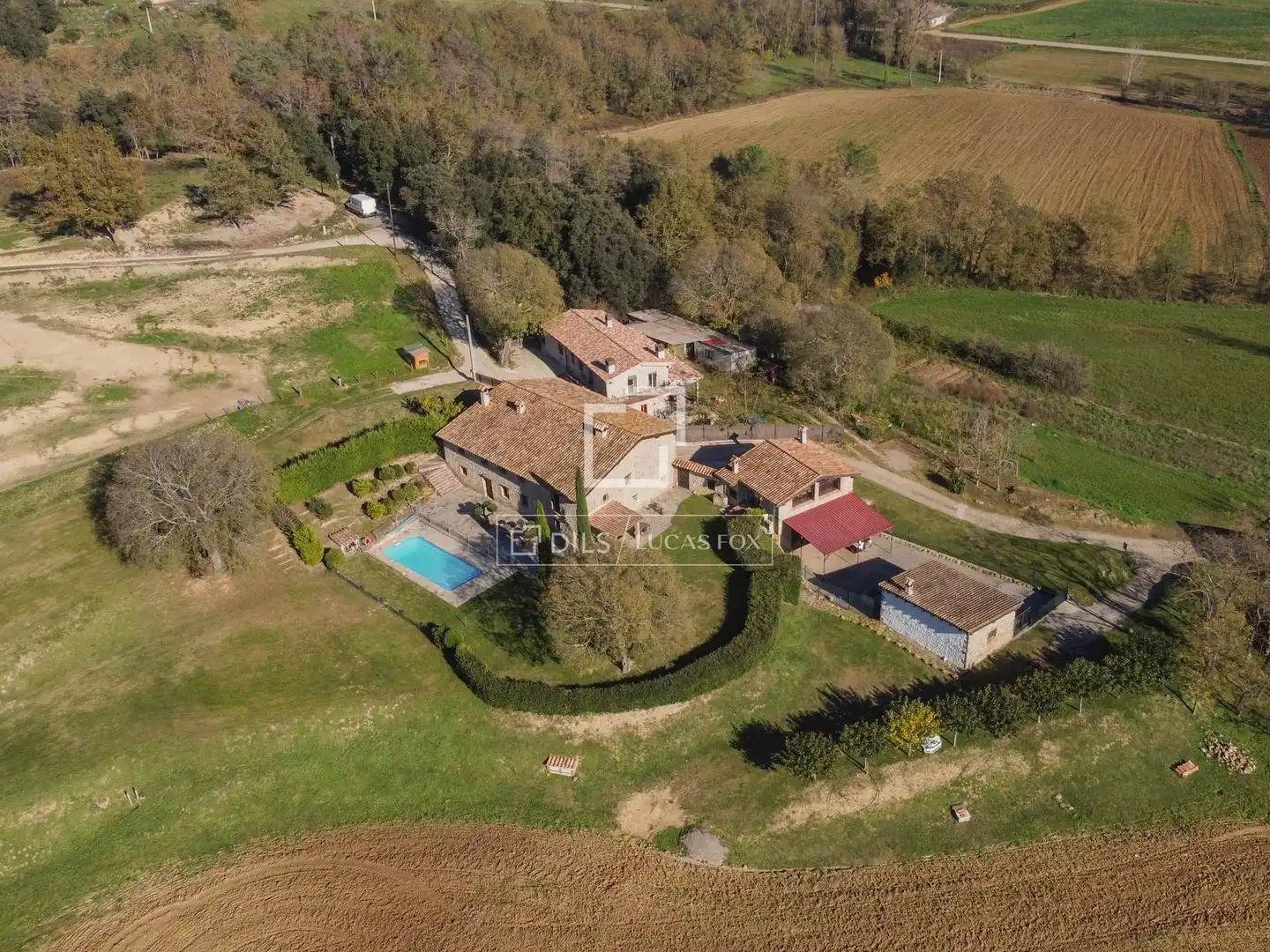 Finca rústica en venta en Santa Pau con Jardín privado, Terraza y Trastero
