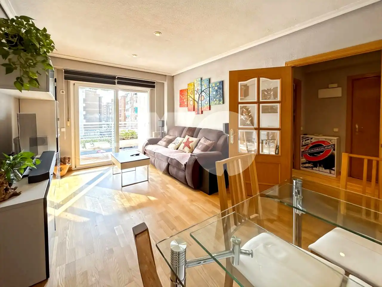 Sala de estar de Piso en venta en  Madrid Capital con Aire acondicionado, Calefacción y Terraza