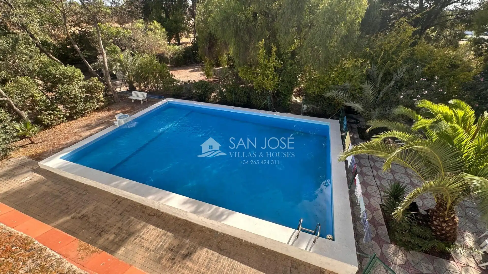 Swimming pool of Houses for sale in Aspe  with Heating, Private garden and Terrace