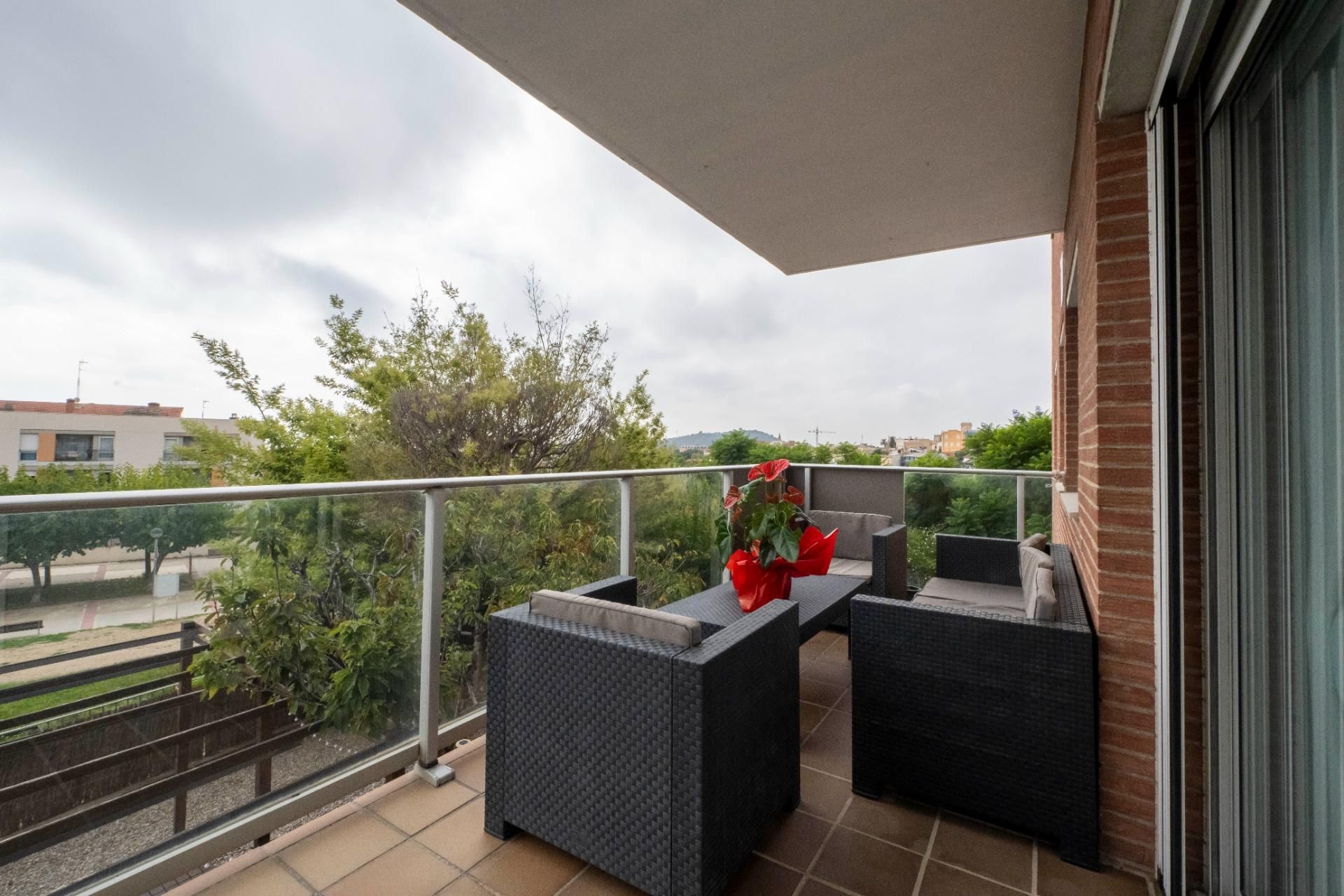 Terrace of Flat for sale in Tiana  with Air Conditioner, Heating and Private garden