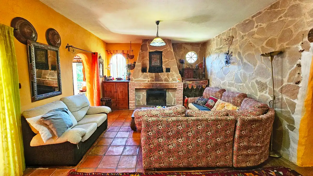 Sala de estar de Finca rústica en venta en Los Marines con Jardín privado, Terraza y Trastero