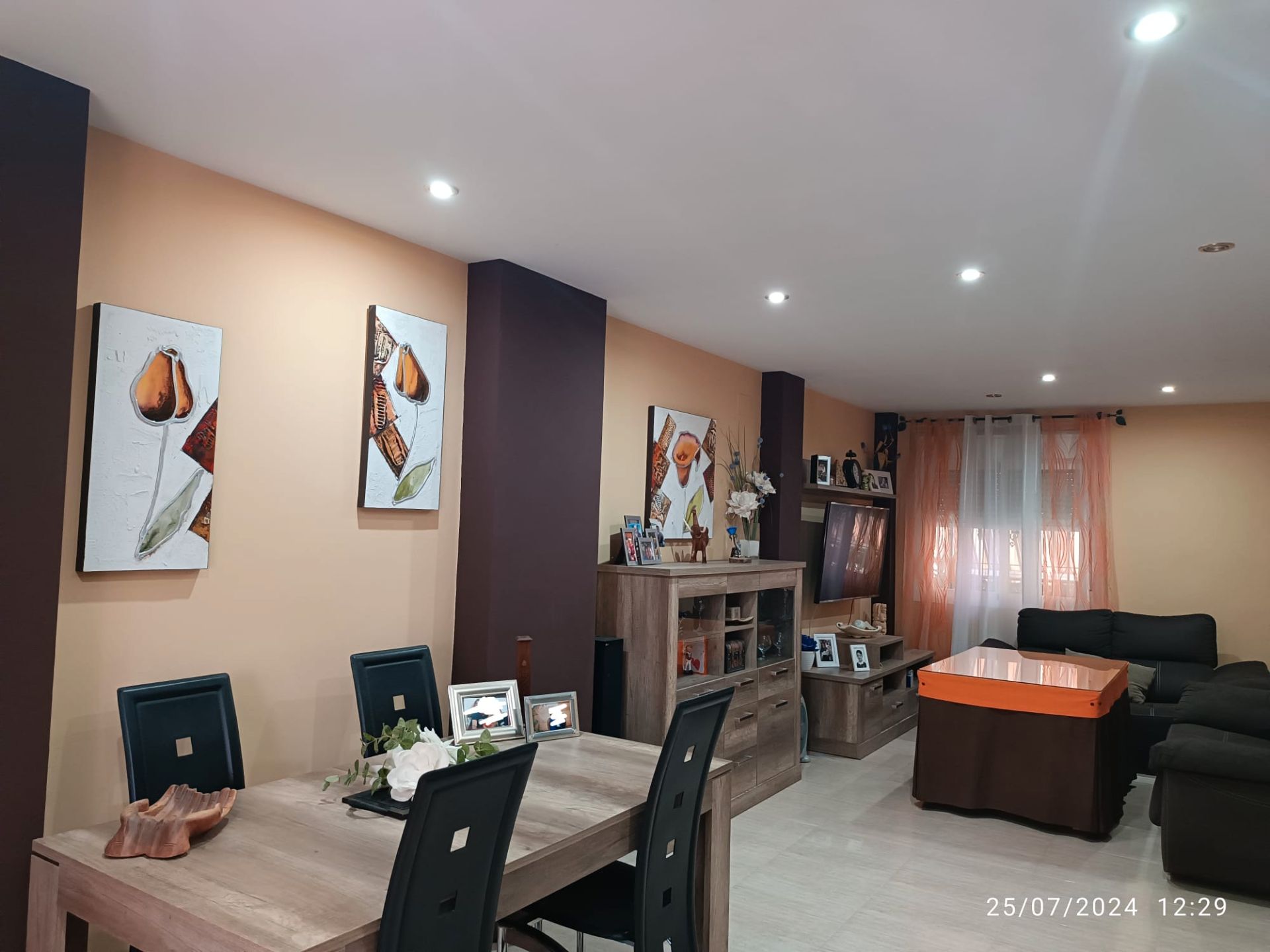 Dining room of Single-family semi-detached for sale in Cijuela  with Air Conditioner, Terrace and Furnished