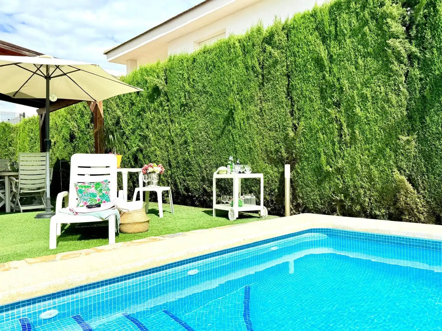 Piscina de Casa o xalet en venda en Molina de Segura amb Aire condicionat, Jardí privat i Terrassa