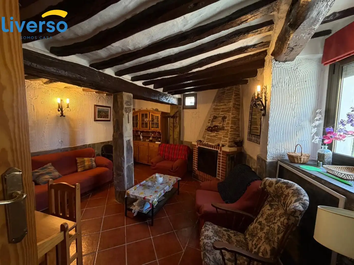 Living room of Houses for sale in Briviesca  with Heating, Storage room and Furnished