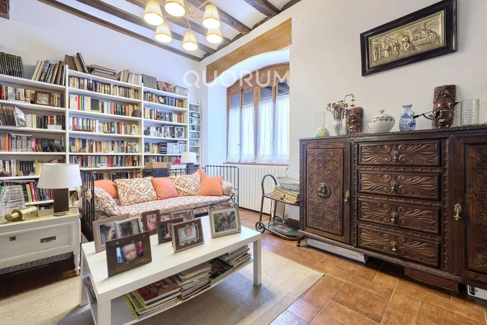 Sala de estar de Casa adosada en venta en Arrankudiaga / Zollo con Calefacción, Amueblado y Balcón