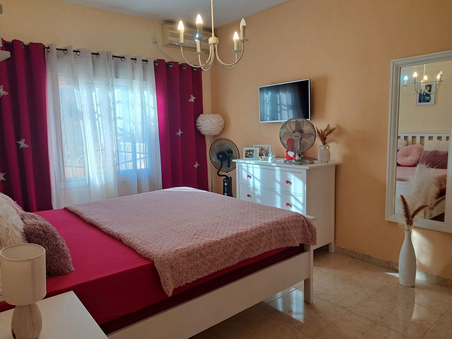 Dormitori de Casa o xalet en venda en Fuente Álamo de Murcia amb Aire condicionat, Jardí privat i Piscina