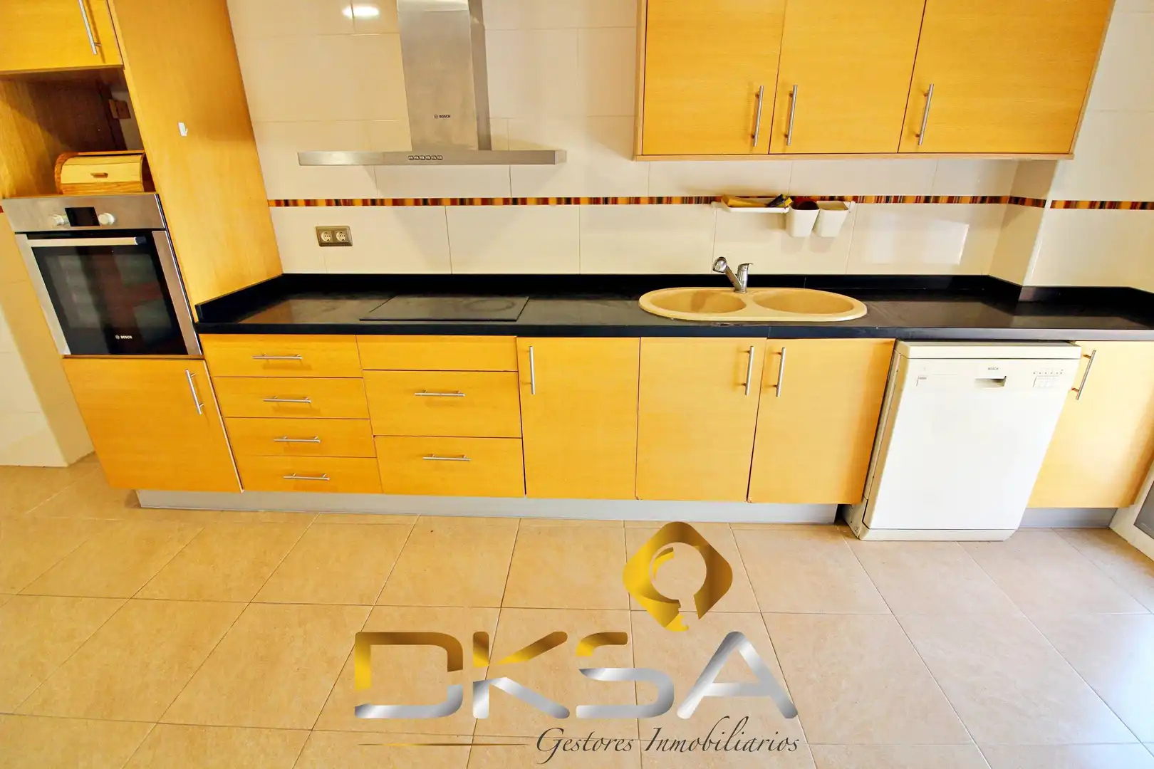 Kitchen of Flat for rent in Vila-real  with Air Conditioner and Heating