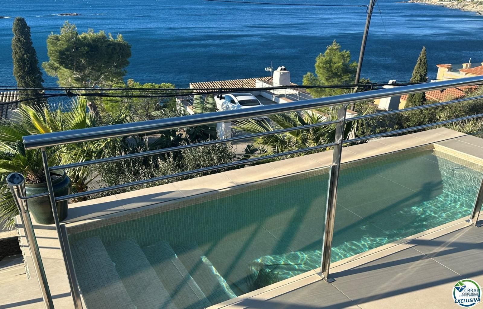 Swimming pool of House or chalet for sale in Roses  with Air Conditioner, Private garden and Swimming Pool